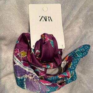 NWT Zara Colorful Scarf